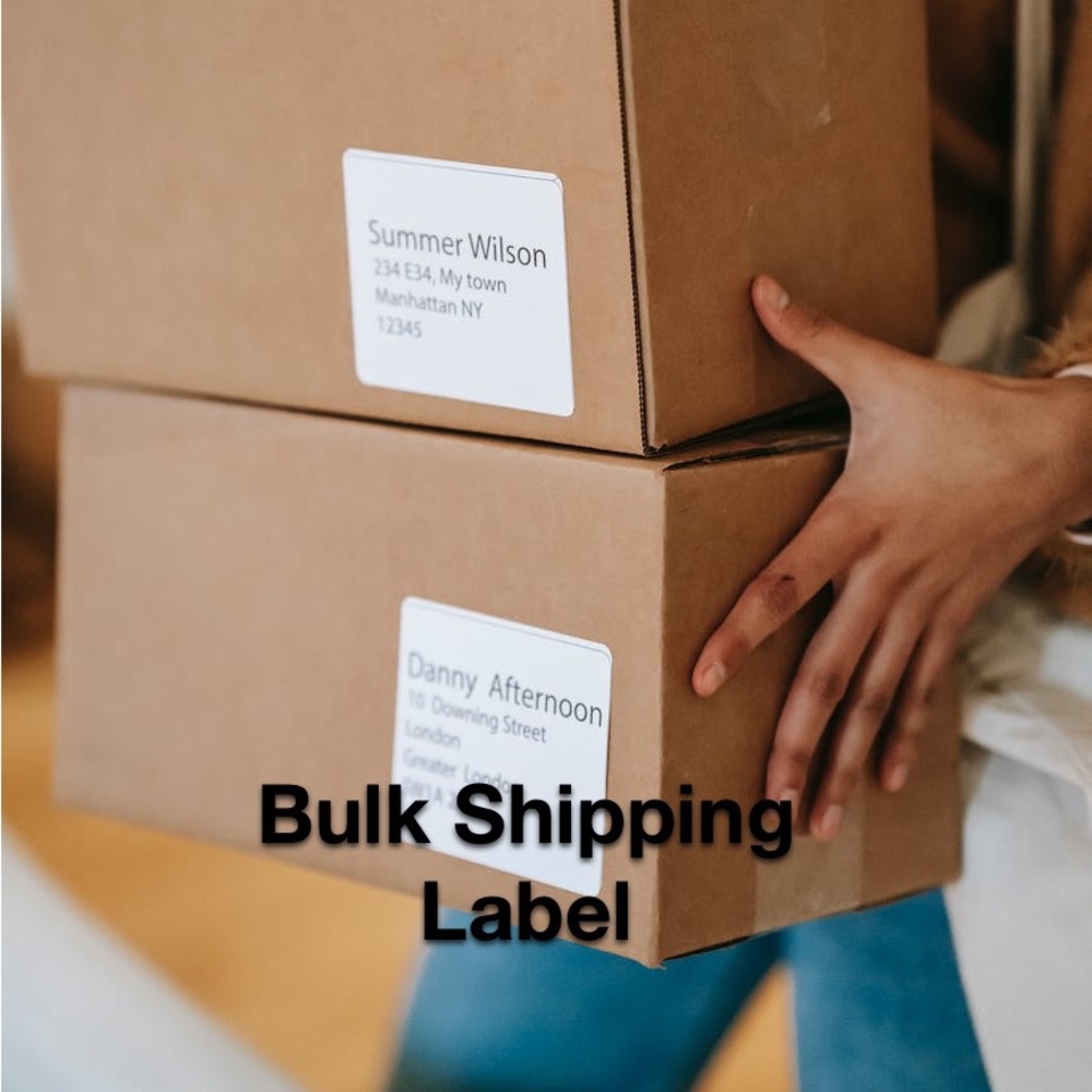 Bulk Shipping Label